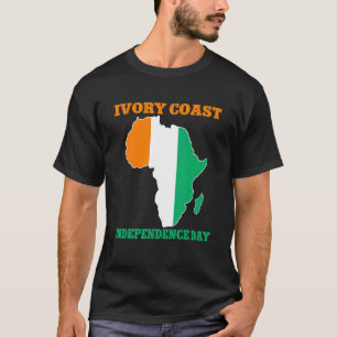 Camiseta Día de la Independencia de la Costa de Marfil 7 de