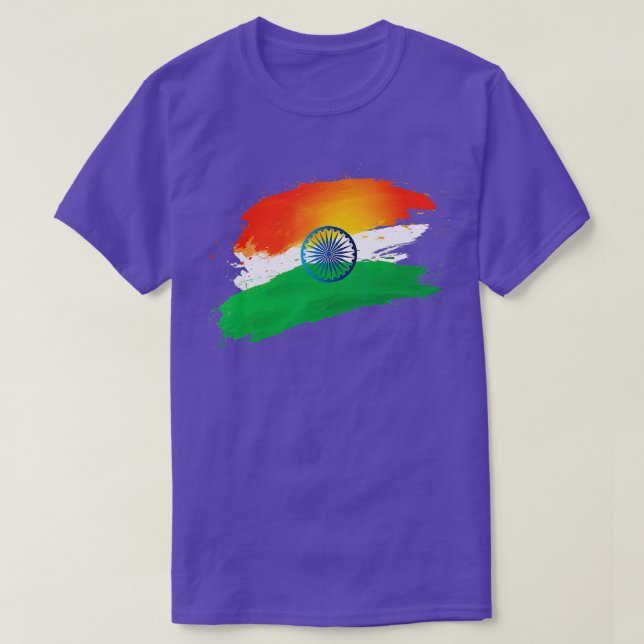 Camiseta Día de la Independencia de la India 15 de agosto B (Diseño del anverso)