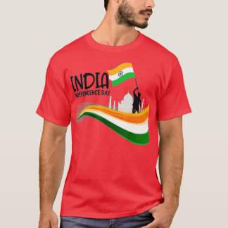 Camiseta Día de la Independencia de la India 15 de agosto B