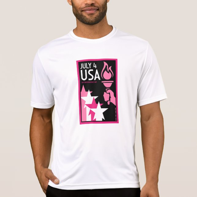 Camiseta Día de la Independencia de los Gays (Anverso)
