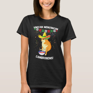 Camiseta Día de la Independencia de México Cheems Sombrero