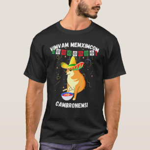 Camiseta Día de la Independencia de México saluda al Gorra