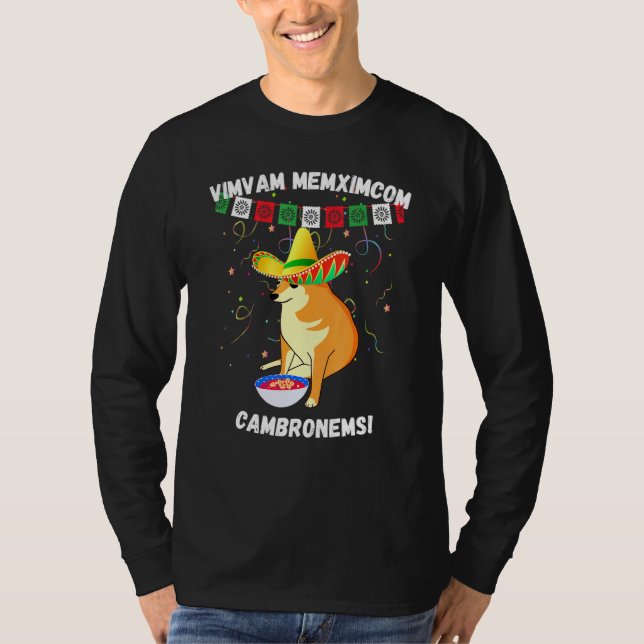Camiseta Día de la Independencia de México saluda al Gorra  (Anverso)