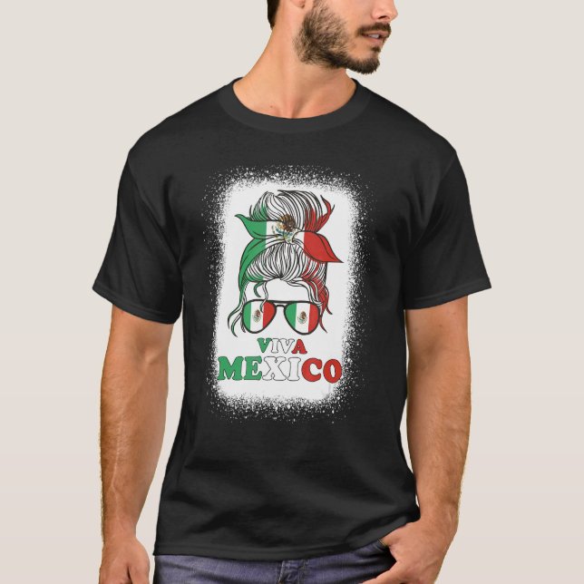 Camiseta Día de la Independencia de México Viva el Orgullo  (Anverso)