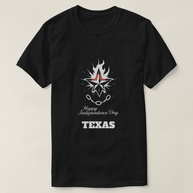 Camiseta Día de la Independencia de Texas Antiguo 1836 (Diseño del anverso)