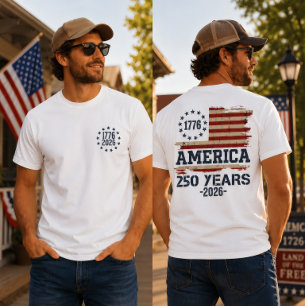 Camiseta Día de la Independencia del 250º Aniversario de EE