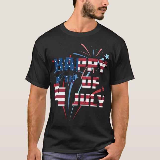 Camiseta Día de la Independencia del 4 de julio (Anverso)