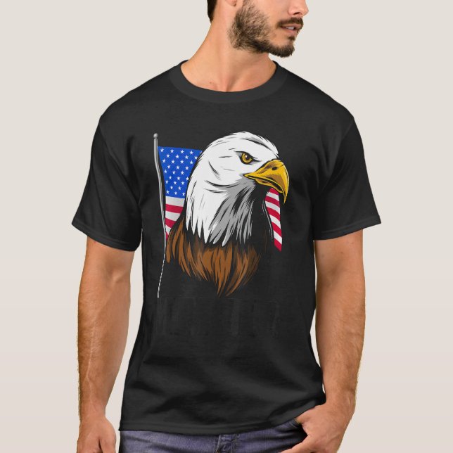 Camiseta Día de la Independencia del Águila Calva en Améric (Anverso)