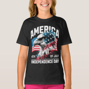 Camiseta Día de la Independencia del Águila de Estados Unid