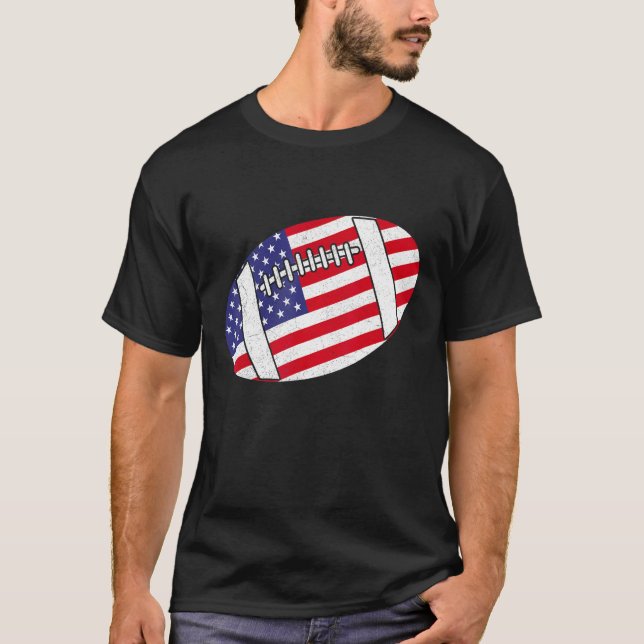 Camiseta Día De La Independencia Del Fútbol 4 De Julio (Anverso)