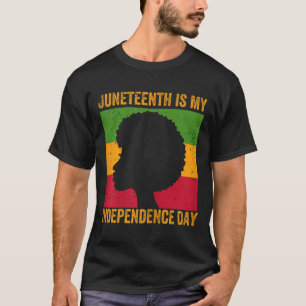 Camiseta Día de la independencia del juneteenth de mujeres 