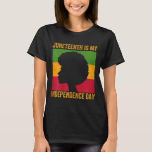Camiseta Día de la independencia del Juneteenth de mujeres