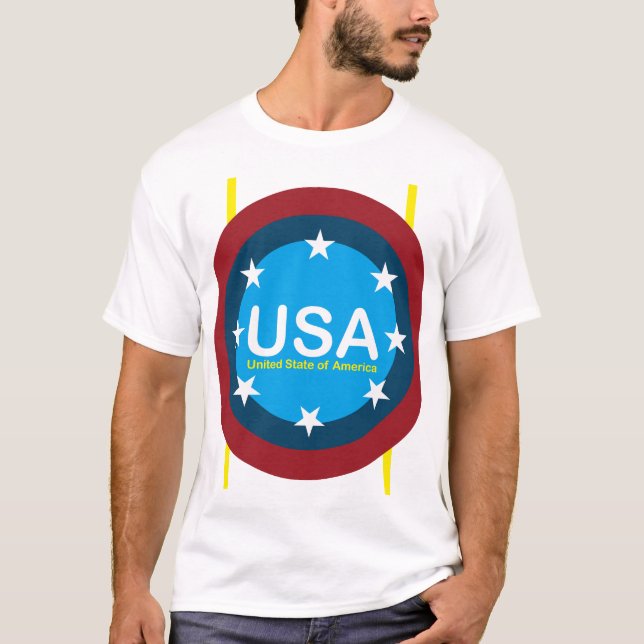 Camiseta Día de la Independencia: Estados Unidos (Anverso)