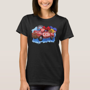 Camiseta Día de la Independencia I Bandera de EE. UU. y Coc