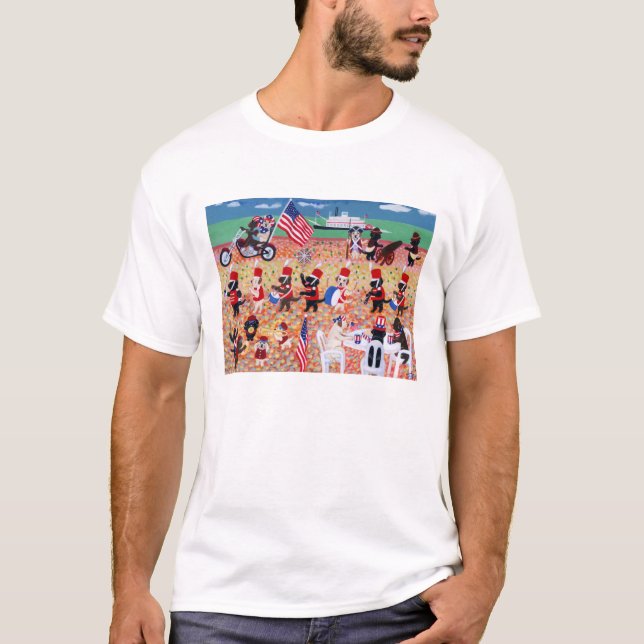 Camiseta ¡Día de la Independencia Labradors!! (Anverso)