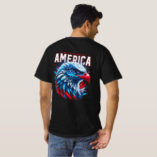 Camiseta Día de la Independencia mostrando libertad y democ