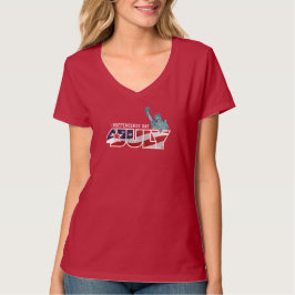 Camiseta Día de la Independencia | Mujeres V-Neck