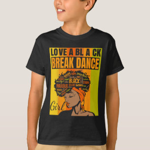 Camiseta Día de la Independencia Negra - Amo a una danza de
