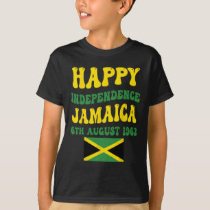 Camiseta Día de la Independencia Orgullosa Bandera Jamaiqui