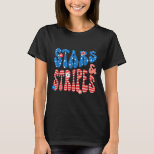Camiseta Día de la Independencia Patriótico de EE. UU. Estr