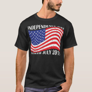 Camiseta Día de la Independencia y cuarto julio de 2018