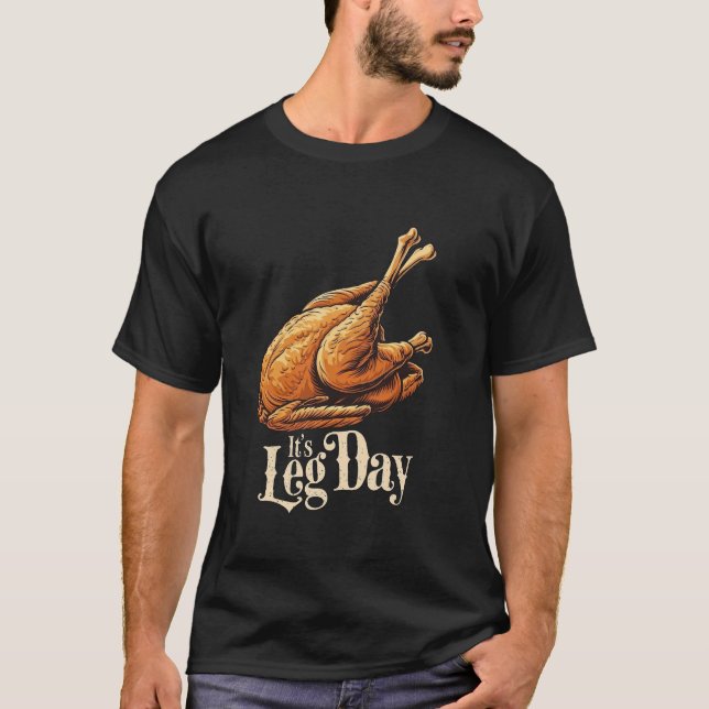 Camiseta Día de la Leg Gracias Día Turquía Diez Divertido e (Anverso)