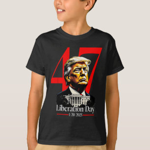 Camiseta Día de la Liberación del Presidente Trump Inaugura