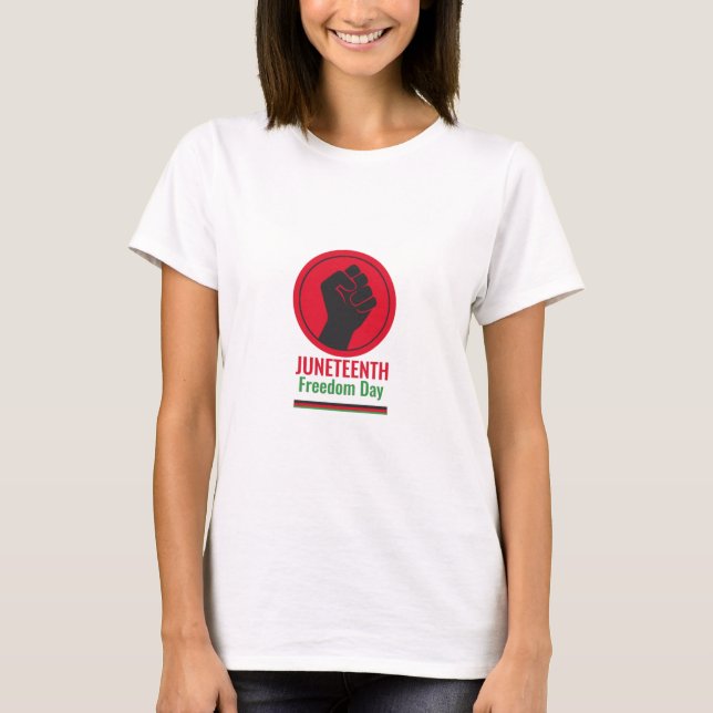 Camiseta Día de la Libertad de Juneteenth (Anverso)