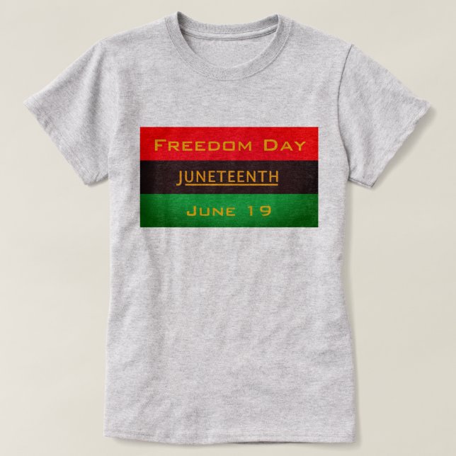 Camiseta Día de la Libertad de Juneteenth (Diseño del anverso)