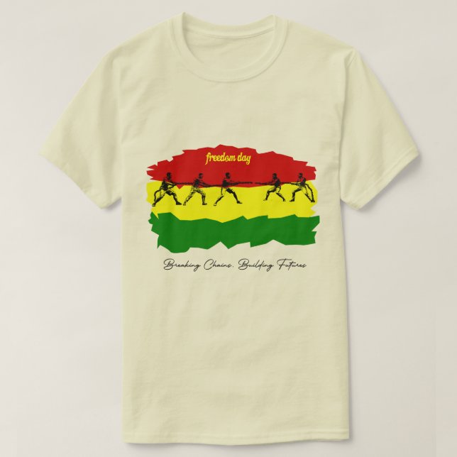 Camiseta Día de la Libertad de Juneteenth – Rompiendo Caden (Diseño del anverso)
