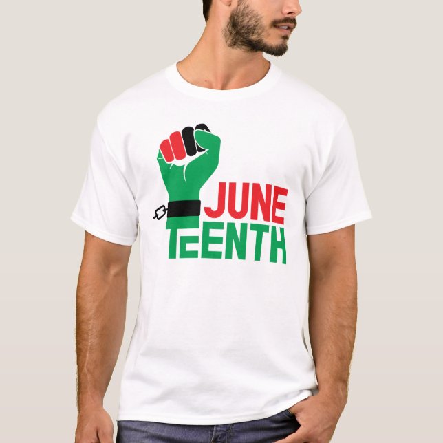 Camiseta Día de la libertad Juneteenth 1865 (Anverso)
