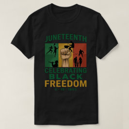 Camiseta Día de la Libertad Juneteenth 1865 Arte de Patrimo