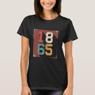 Camiseta Día de la Libertad Juneteenth Vintage Tipografía D