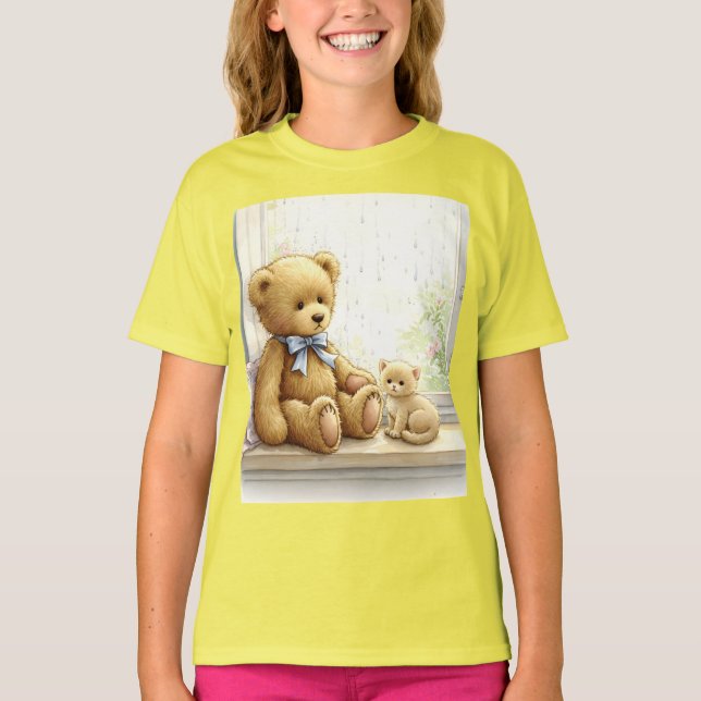 Camiseta Día de la lluvia, colección de Natasha Us (Anverso)