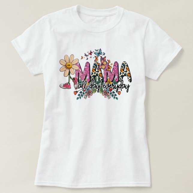Camiseta Día de la madre (Diseño del anverso)