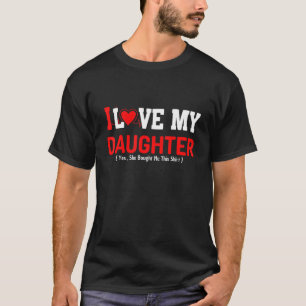 Camiseta Día de la Madre 2022 Amo a mi hija y me compró