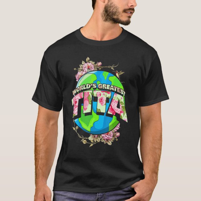 Camiseta Día de la Madre Abuela Española Tia, la más grande (Anverso)
