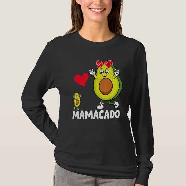 Camiseta Día de la Madre Aguacado Mama Aguacado Mamacado Av (Anverso)