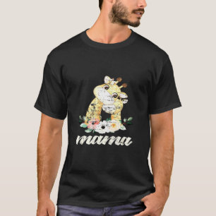 Camiseta Día de la Madre animal africano Giraffe