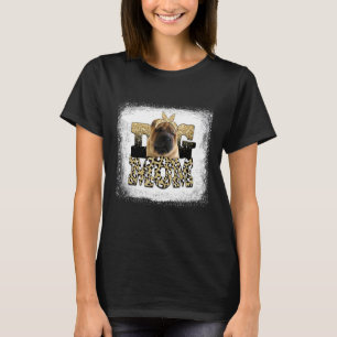 Camiseta Día de la Madre Chino Shar Pei, Leopardo Occidenta