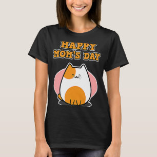 Camiseta Día de la Madre con Gatos para Mujeres Feliz Día d