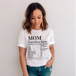 Camiseta Día de la Madre Datos de Mamá