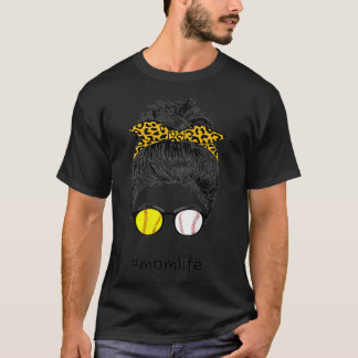 Camiseta Día de la Madre de béisbol de béisbol de la vida d