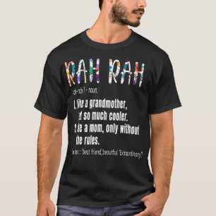 Camiseta DÍA DE LA MADRE de definición RAH RAH regalo de cu