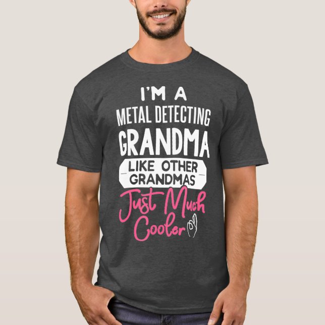 Camiseta Día de la Madre de Guay Metalizado Detectando a la (Anverso)