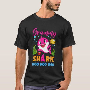 Camiseta Día de la madre de la familia Grammy Shark Shark G