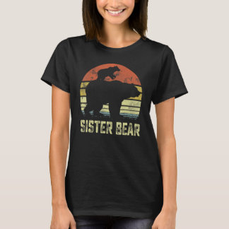 Camiseta Día de la madre de la hermana del oso que coincide