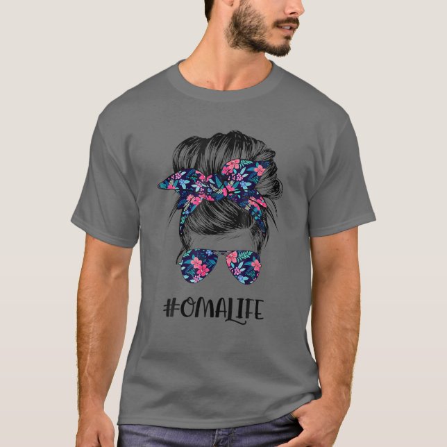 Camiseta Día de la Madre de las mujeres con flores de un bo (Anverso)