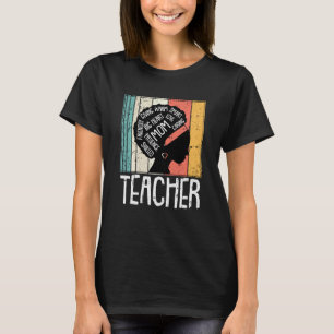 Camiseta Día de la Madre De Maestros Negros Mamá Afro Hair
