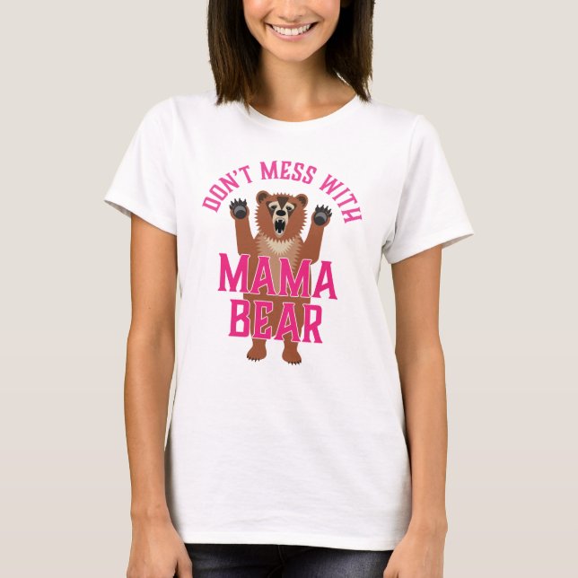 Camiseta Día de la Madre de mamá Bear (Anverso)